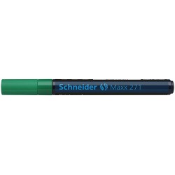 Marker cu vopsea SCHNEIDER Maxx 271, varf rotund 1-2mm - verde