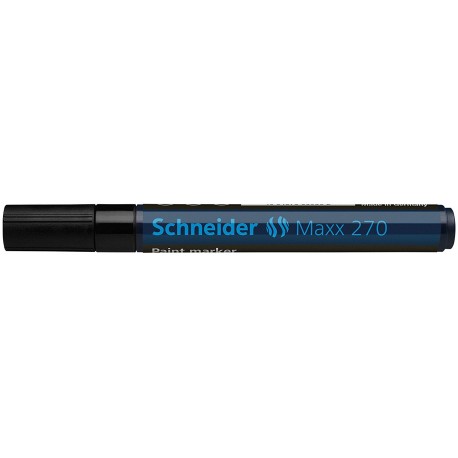 Marker cu vopsea SCHNEIDER Maxx 270, varf rotund 1-3mm - negru