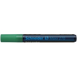 Marker cu vopsea SCHNEIDER Maxx 270, varf rotund 1-3mm - verde