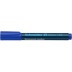 Permanent marker SCHNEIDER Maxx 130, varf rotund 1-3mm - albastru