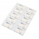 Folie protectie pentru 20 carti de vizita, 50 microni, 10/set, DONAU - cristal