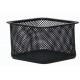 Suport metalic Mesh, pentru agrafe, forma patrata - 80 x 80 x 30mm, Q-Connect - negru