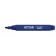 Permanent marker, varf rotund, corp plastic, Office Products - albastru