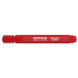 Permanent marker, varf rotund, corp plastic, Office Products - rosu