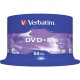 DVD+R Verbatim SL 16X 4.7GB 50PK Spindle Matt Silver