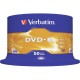 DVD-R Verbatim SL 16X 4.7GB 50PK Spimdle Matt Silver
