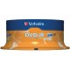 DVD-R Verbatim SL 16X 4.7GB 25PK Spindle Matt Silver