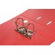 Biblioraft ESSELTE No. 1 Power, A4, plastifiat PP/PP, margine metalica, 50 mm - gri
