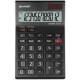 Calculator de birou, 12 digits, 176 x 112 x 13 mm, dual power, SHARP EL-125TWH - negru/alb