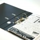 Biblioraft ESSELTE No. 1 Power, A4, plastifiat PP/PP, margine metalica, 75 mm - Vivida albastru
