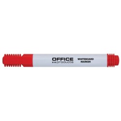 Marker pentru table de scris, varf rotund, corp plastic, Office Products - rosu