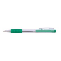 Pix cu mecanism, rubber grip, varf 0.7mm, Office Products - verde