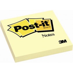 Notite autoadezive Post-it, 76 x 76 mm, 100 file, galben