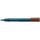 Permanent marker SCHNEIDER Maxx 130, varf rotund 1-3mm - maro