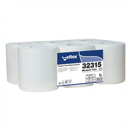 Rola prosoape hartie, Celtex, Maxi Pull 32315, 2 straturi, 135 m, portionate, 6 role/set Rola prosoape hartie, Celtex, Maxi Pull 32315, 2 straturi, 135 m, portionate, 6 role/set