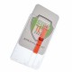 Suport policarbonat transparent, tip flip, pentru carduri, 55 x 85mm, vertical