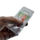 Suport policarbonat transparent, tip flip, pentru carduri, 55 x 85mm, vertical