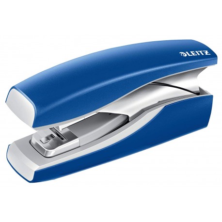 Capsator metalic, Leitz, NeXXt Softpress, capsare plata, albastru
