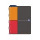 Caiet cu spirala A4+, OXFORD International Managerbook, 80 file-90g/mp, 4 perf., coperta PP-dictando