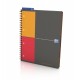 Caiet cu spirala A4+, OXFORD International Managerbook, 80 file-90g/mp, 4 perf., coperta PP-dictando