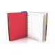Caiet cu spirala A4+, OXFORD International Managerbook, 80 file-90g/mp, 4 perf., coperta PP-dictando