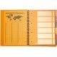 Caiet cu spirala A4+, OXFORD International Organiserbook, 80 file-80g/mp, 4 perf., coperta PP-dictando