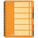 Caiet cu spirala A4+, OXFORD International Organiserbook, 80 file-80g/mp, 4 perf., coperta PP-dictando