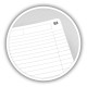 Caiet cu spirala A4, OXFORD Office Essentials, 90 file-90g/mp, Scribzee, 4 perf., dictando - negru
