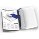 Caiet cu spirala A4, OXFORD Office Essentials, 90 file-90g/mp, Scribzee, 4 perf., coperta carton-mate