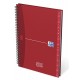 Caiet cu spirala A5, OXFORD Office Essentials Addressbook , 72 file-90g/mp, coperta carton - dictando