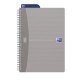 Caiet cu spirala B5, OXFORD Office Essentials, 90 file-90g/mp, Scribzee, coperta carton - mate