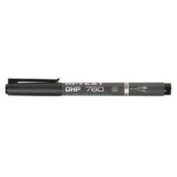 Marker OHP Noki Hi-Text 780, negru