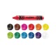 Creioane cerate rotunde, lavabile, 12 culori/cutie, CARIOCA Wax Crayons