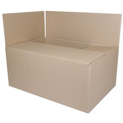 Cutie carton ondulat, 400gr/mp, 540x360x236mm, DONAU - kraft