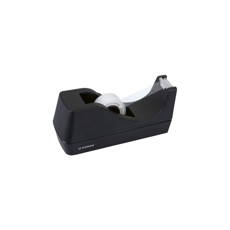 Dispenser de birou, pentru banda adeziva max.19mm latime, cu nisip, DONAU - negru Dispenser de birou, pentru banda adeziva max.19mm latime, cu nisip, DONAU - negru
