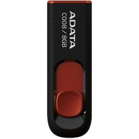USB 2.0 ADATA 8GB - AC008-8G-RKD