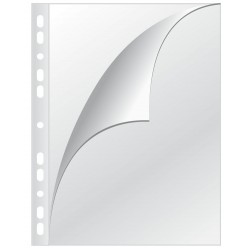 Folie protectie "L" pentru documente A4, 150 microni, 100 buc/set, Q-Connect - cristal