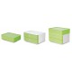Suport cu 2 sertare + cutie ustensile HAN Allison Smart Box Plus - verde lime