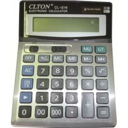 Calculator de birou, 16 digiti, dual power