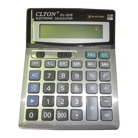 Calculator de birou, 16 digiti, dual power