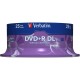 DVD+R VERBATIM 8.5GB, 240min, viteza 8x, Double Layer, spindle, Matt Silver, 25 buc/set