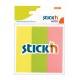 Stick notes index 76 x 25 mm, 3 x 50 file/set, Stick"n - 3 culori neon