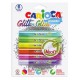 Lipici Glitter, lavabil, 6 culori/blister, CARIOCA Glitter Glue Neon