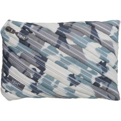 Penar cu fermoar, ZIPIT Camo Jumbo - camuflaj gri