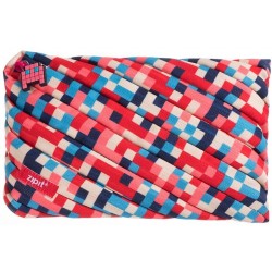 Penar cu fermoar, ZIPIT Pixel Jumbo - culori asortate Blue and Red