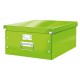 Cutie LEITZ Click & Store mare 369 x 200 x 484 mm, carton laminat - verde