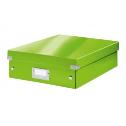 Cutie depozitare LEITZ WOW Click & Store Organizer, carton laminat, medie, verde