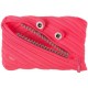 Penar cu fermoar, ZIPIT Grillz Monsters Jumbo - roz cu dinti argintii