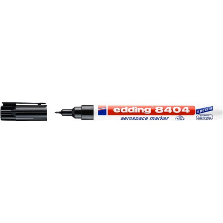 Marker permanent Edding 8404 Aersopace, varf 0.75mm, negru