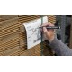Marker permanent Edding 2000C, corp metalic, varf rotund, 1.5-3 mm, rosu